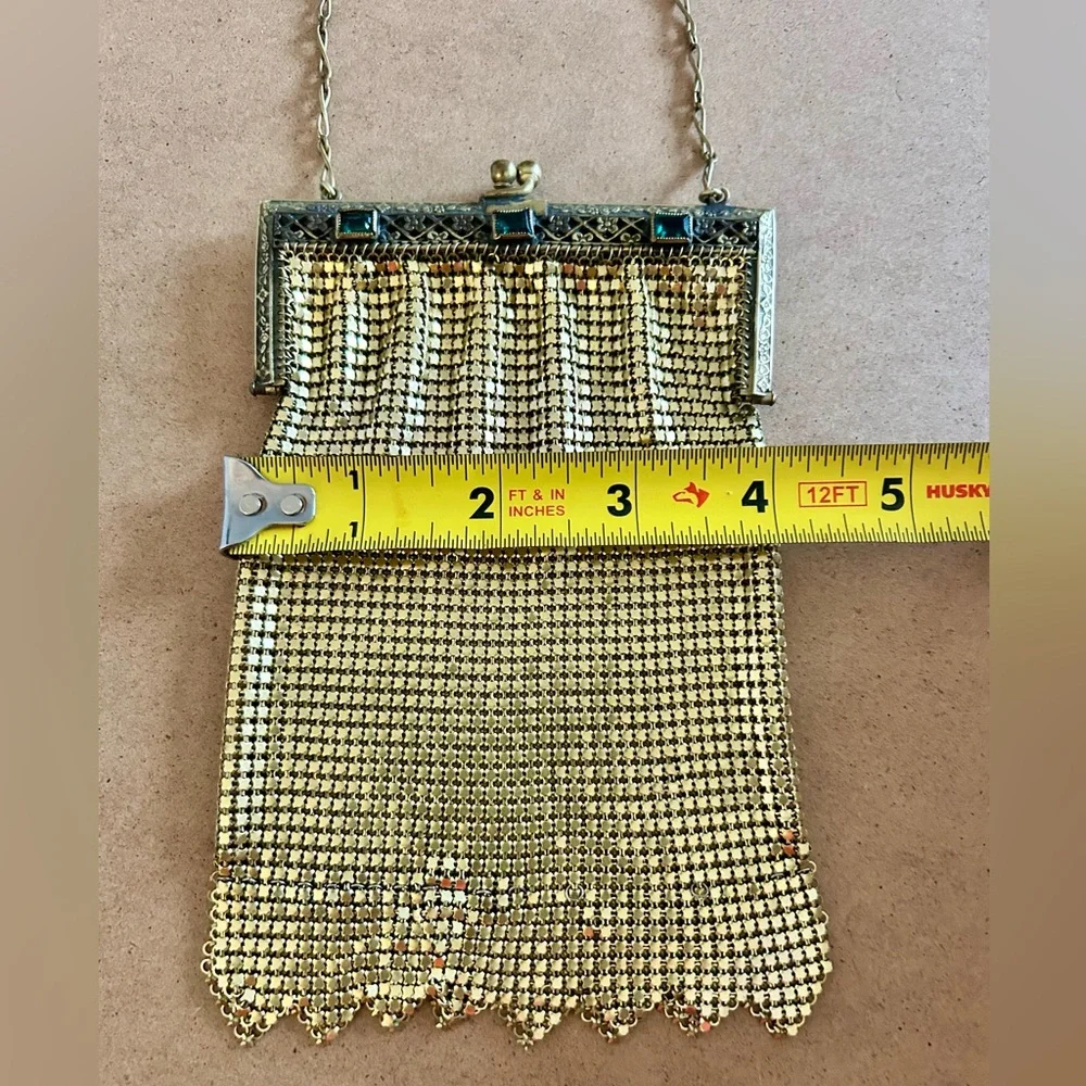 Vintage 1920s Whiting & Davis Metal Mesh Purse - Picture 6 of 14